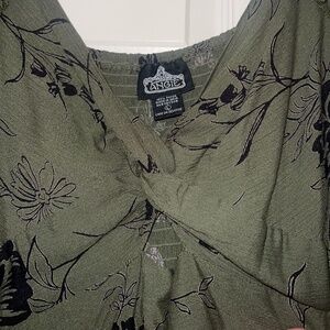 Green/Black Francesca’s dress